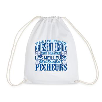 Pêcheur meilleurs Pêcheurs la pêche papa pêcheur!! - Sac de sport léger - blanc - Devant