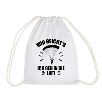 Mir reichts ich geh in die luft - Turnbeutel - Weiß - Vorne