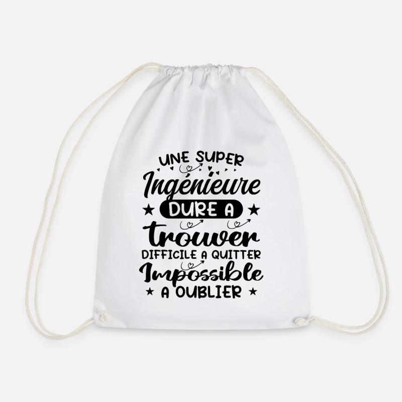 Ein Superingenieur - Ingenieur Geschenk - Turnbeutel - Weiß