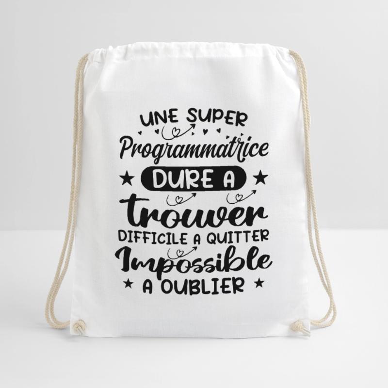 Une Super Programmatrice - Cadeau programmatrice Sac de sport léger