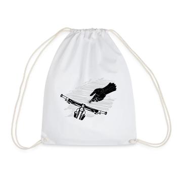 Stay with me - - Drawstring Bag - white - Front