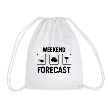 Prévisions du week-end 1 - - Sac de sport léger - blanc - Devant