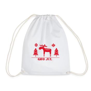 Christmas - Drawstring Bag - white - Front