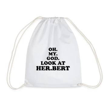 oh mon dieu regarde Herbert - Sac de sport léger - blanc - Devant