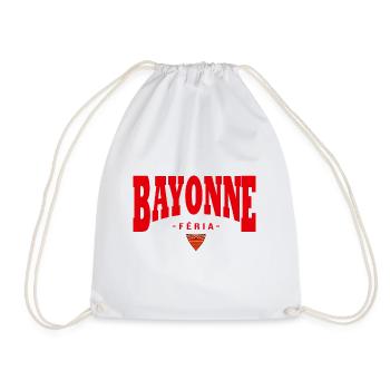 Bayonne Feria fêtes fête - Sac de sport léger - blanc - Devant