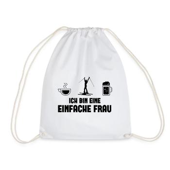 Ich bin ein Einfache Frau - - Turnbeutel - Weiß - Vorne