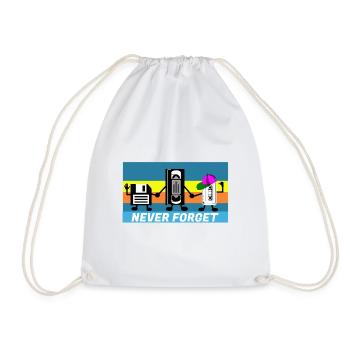 Never Forget The perfect gift for nerds - Drawstring Bag - white - Front