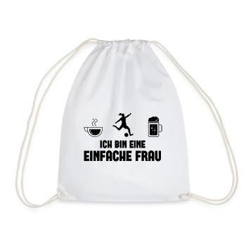 Ich bin ein Einfache Frau 1 - - Turnbeutel - Weiß - Vorne