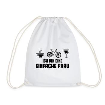 Ich bin ein Einfache Frau - (2) - Turnbeutel - Weiß - Vorne