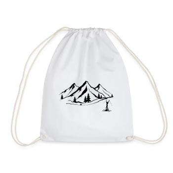 Montagne 1 et ski - - Sac de sport léger - blanc - Devant