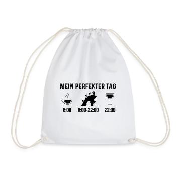 Mein Perfekt-Tag - (2) - Turnbeutel - Weiß - Vorne