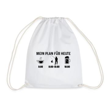 Mein Plan für Heute - - Turnbeutel - Weiß - Vorne
