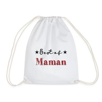 MAMIE. FÊTE DES MÈRES. BONNE FÊTE MAMIE. JE T'AIME - Sac de sport léger - blanc - Devant