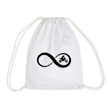 Infinity et Moto - (MOTO) - Sac de sport léger - blanc - Devant