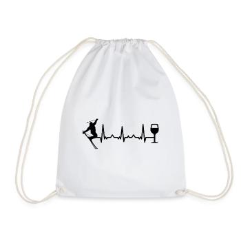 Heartbeat Wine & Ski - (2) - Sac de sport léger - blanc - Devant