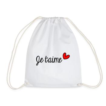 HAPPY FATHER'S DAY. DAD. FATHER'S DAY. FATHER - Drawstring Bag - white - Front
