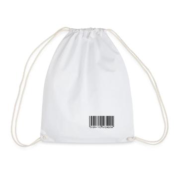code à barres - Sac de sport léger - blanc - Devant
