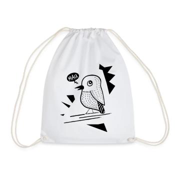 Bird - Turnbeutel - Weiß - Vorne