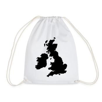 Great Britain - Drawstring Bag - white - Front