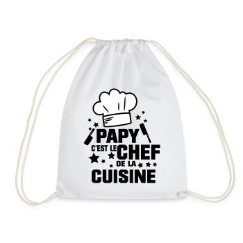 PAPY LE CHEF - Sac de sport léger - blanc - Devant
