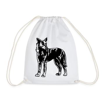 Hollandse Herder - Sac de sport léger - blanc - Devant