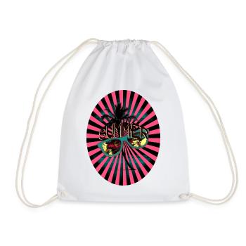 Lunettes de soleil Summer Sunbeams Palm Tree - Sac de sport léger - blanc - Devant