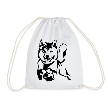 Shiba Inu - Sac de sport léger - blanc - Devant
