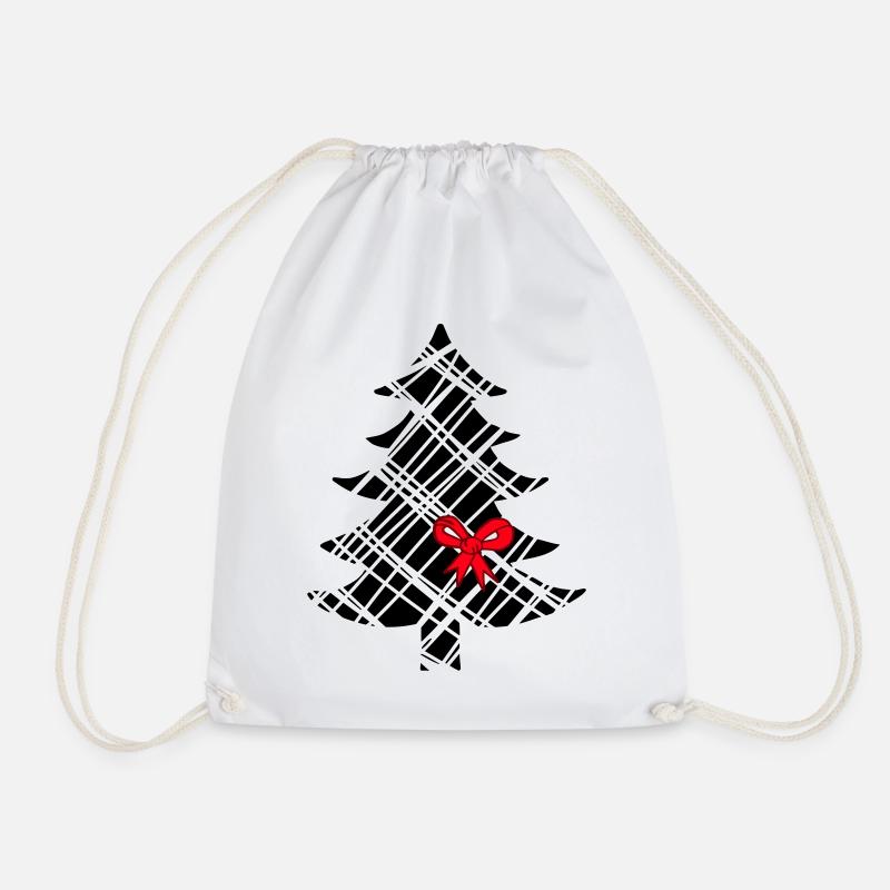 Weihnachtsbaum - Turnbeutel - Weiß