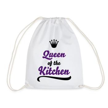 Lustige Geschenke für Frauen die gern kochen - Turnbeutel - Weiß - Vorne
