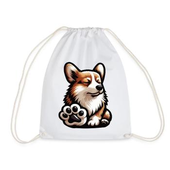 Corgi Corgis Welsh Corgi Corgi Owners Corgis - Drawstring Bag - white - Front