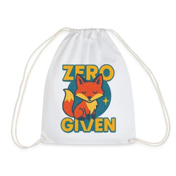 Zéro Renard Donné - Sac de sport léger - blanc - Devant