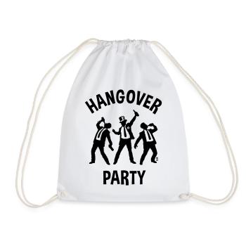 Hangover Party (JGA Junggesellenabschied Bier B) - Turnbeutel - Weiß - Vorne