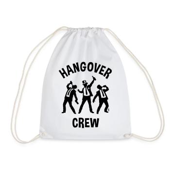 Hangover Crew (JGA Junggesellenabschied Bier / B) - Turnbeutel - Weiß - Vorne