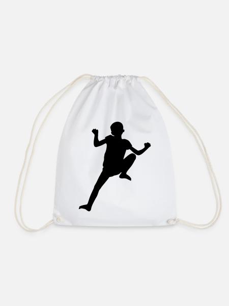 Spider Climber Boy – Kletterabenteuer - Turnbeutel - Weiß