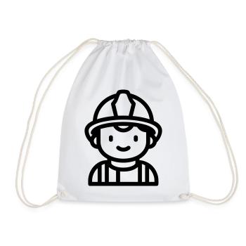 pompier - Sac de sport léger - blanc - Devant