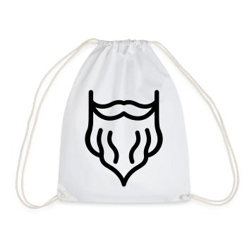 barbe - Sac de sport léger - blanc - Devant