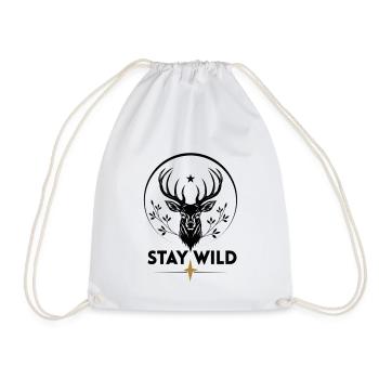 Nature Sauvage des Orignaux - Sac de sport léger - blanc - Devant