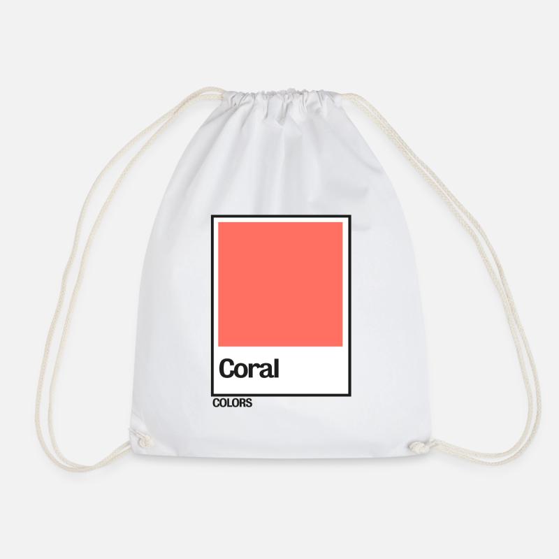 COLORS Coral - Turnbeutel - Weiß
