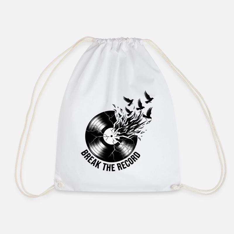 Break_the_Record - Sac de sport léger - blanc