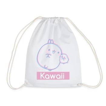 Molang Piu Piu Kawaii - Turnbeutel - Weiß - Vorne