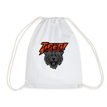 Tiger Pawn Panko orange - grau - Turnbeutel - Weiß - Vorne