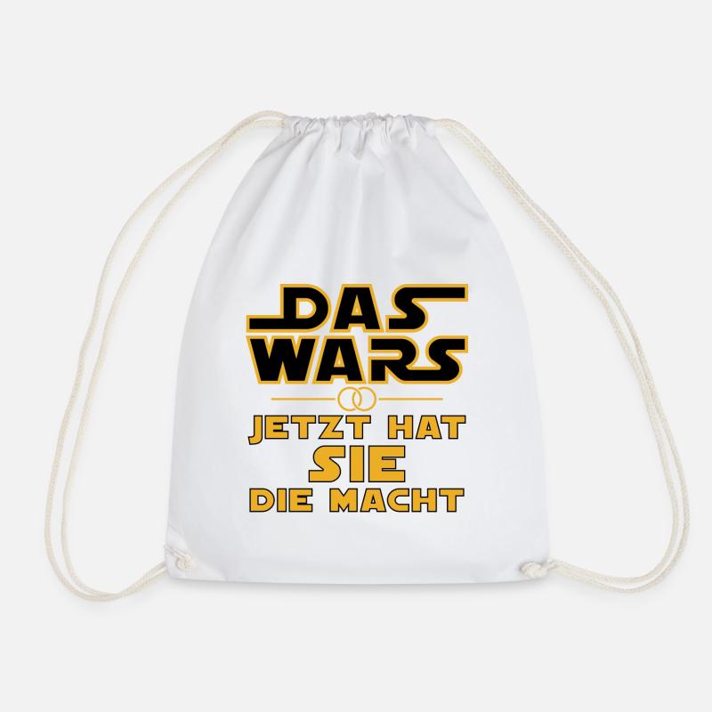 DAS WARS - Jetzt hat SIE die Macht - Turnbeutel - Weiß