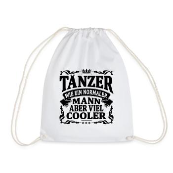 tänzer aber viel cooler - Turnbeutel - Weiß - Vorne