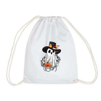 Ghost With a Pumpkin 4 - Sac de sport léger - blanc - Devant