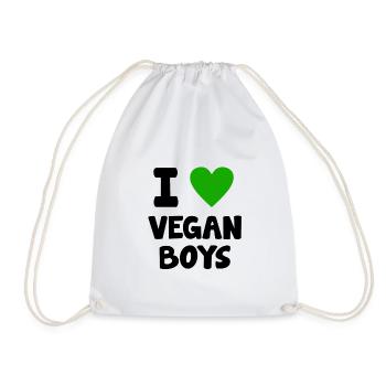 Vegan TShirt Vegan Vegan Cadeau environnemental - Sac de sport léger - blanc - Devant
