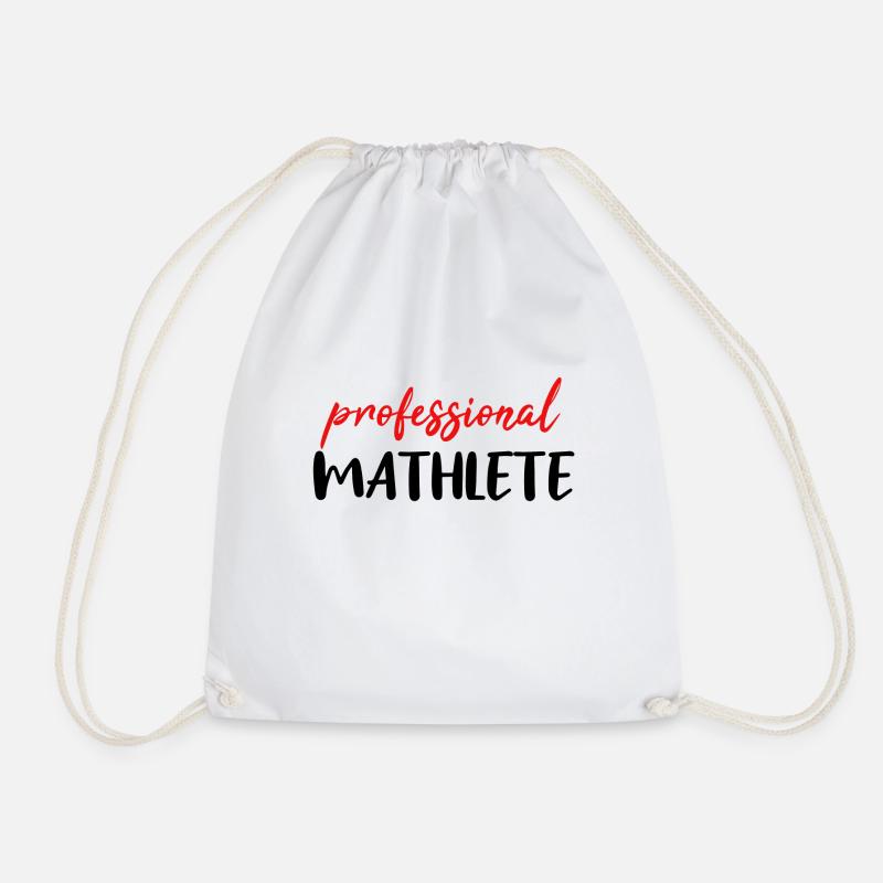 Mathe T-Shirt Mathematik Mathelehrer Geschenk - Turnbeutel - Weiß