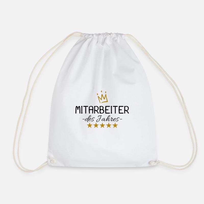 Mitarbeiter des Jahres - Turnbeutel - Weiß