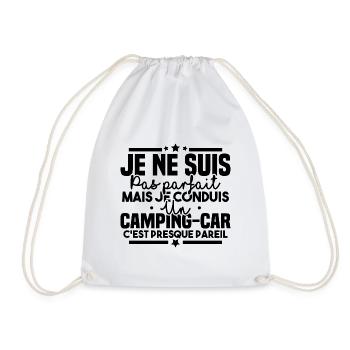 Pas parfait mais je conduis un camping car - Sac de sport léger - blanc - Devant