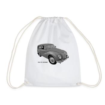 F9 Kombi IFA Pkw Zwickau DDR Oldtimer EMW 309 - Drawstring Bag - white - Front