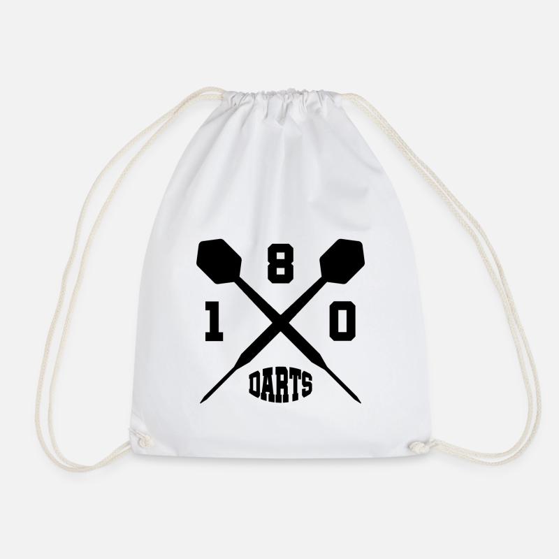 Fléchettes fléchettes fléchettes - Sac de sport léger - blanc